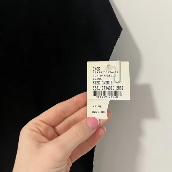 NEW Ixos Gilet Black Rafaello Top One Size - Picture 2 of 6